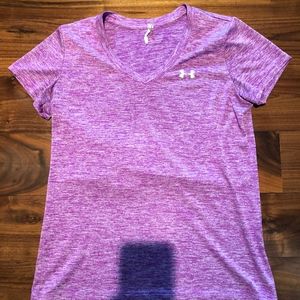 Purple Under Armor V-Neck